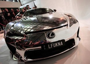 На Meguiar MotorEx показали Lexus LFA в хроме